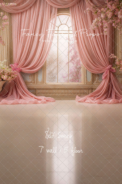 Pink Blossom Parlor - With Sweep Option