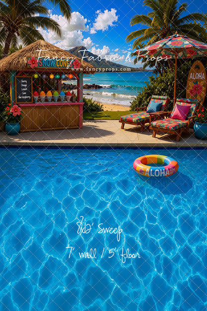 Poolside Snowcones - With Sweep Option