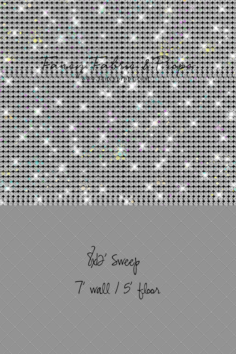 Prism Pop - With Solid Light Gray Floor Sweep Option