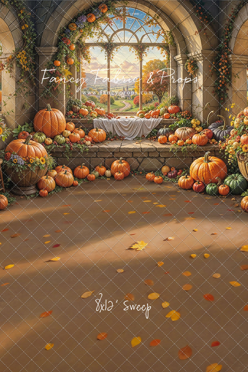 Pumpkin Patch Paradise - With Sweep Option