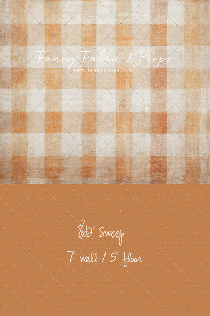 Pumpkin Patch Plaid - With Sweep Option