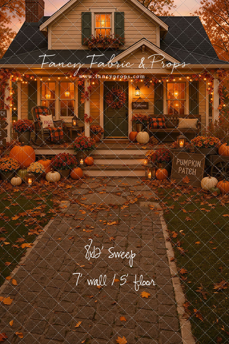 Pumpkin Patch Welcome - With Sweep Option