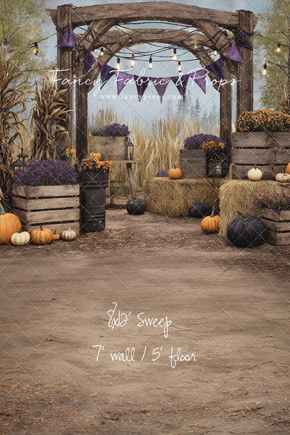 Pumpkin & Plum Harvest - with Sweep Option