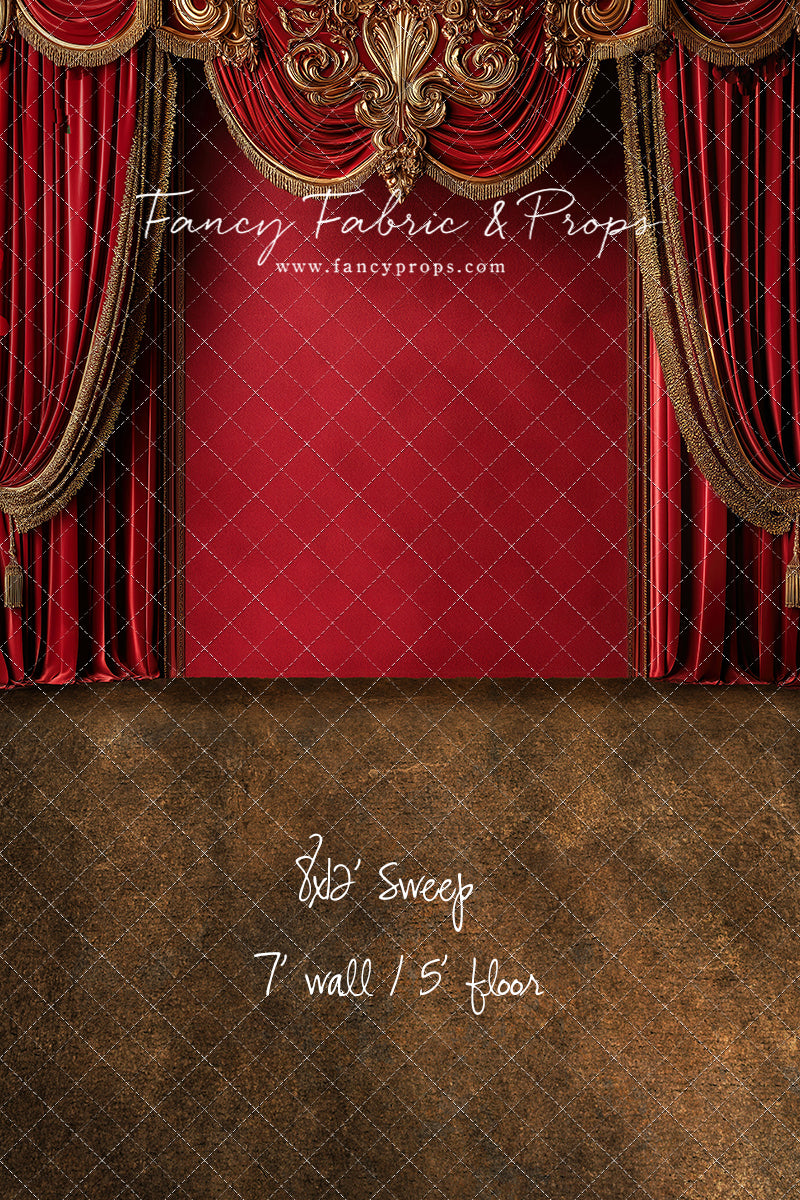 Regal Red Chamber Wall - With Sweep Option