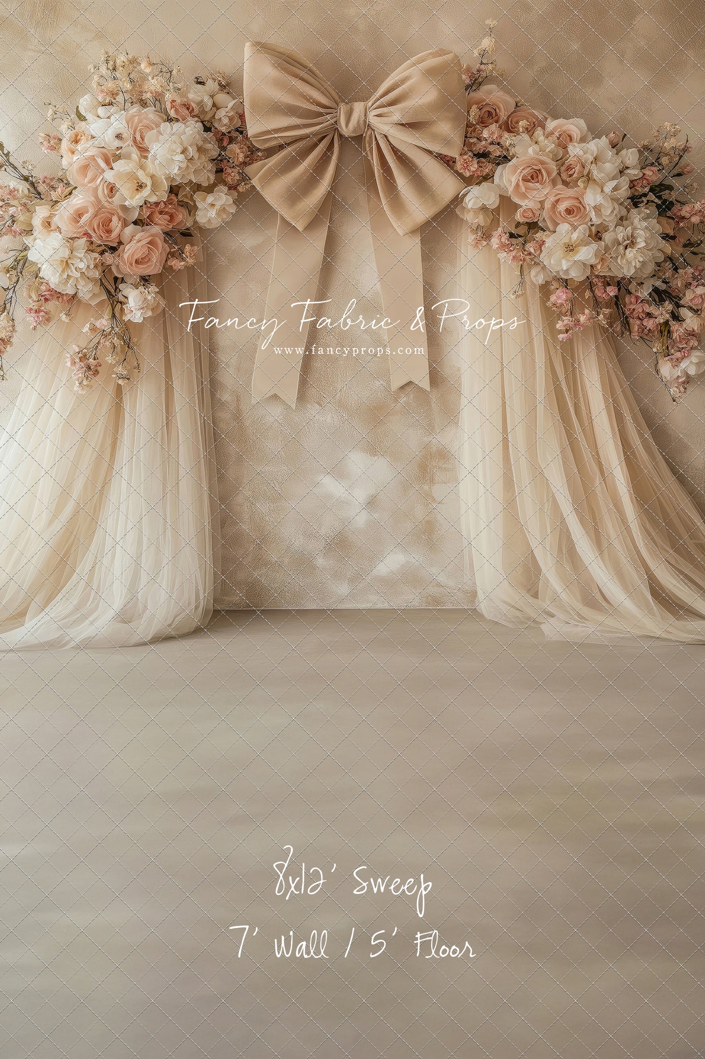 Ribboned Bloom  - With Sweep Option