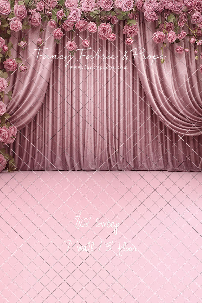 Rose Petal Curtain - With Sweep Option