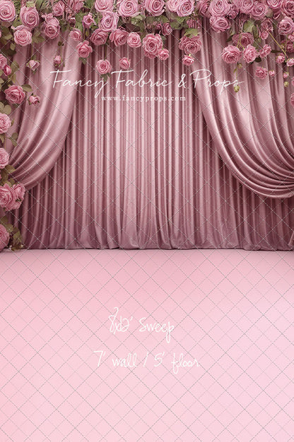 Rose Petal Curtain - With Sweep Option