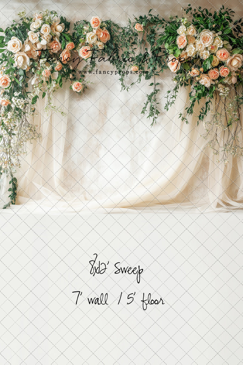 Rosette Drape - With Sweep Option