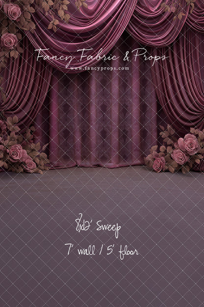 Royal Plum Soiree - With Sweep Option