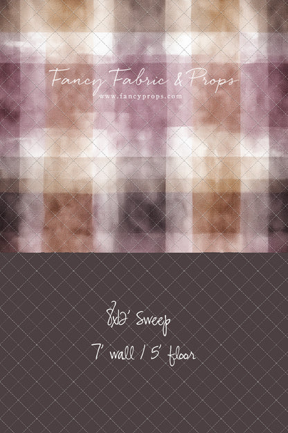 Rustic Plum Plaid - With Sweep Option