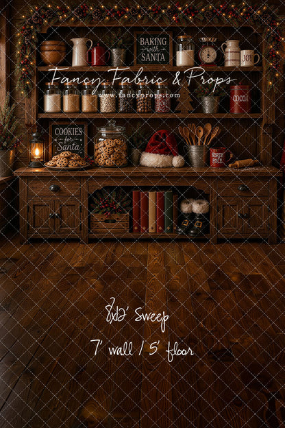 Santa's Cookie Cupboard - With Sweep Option