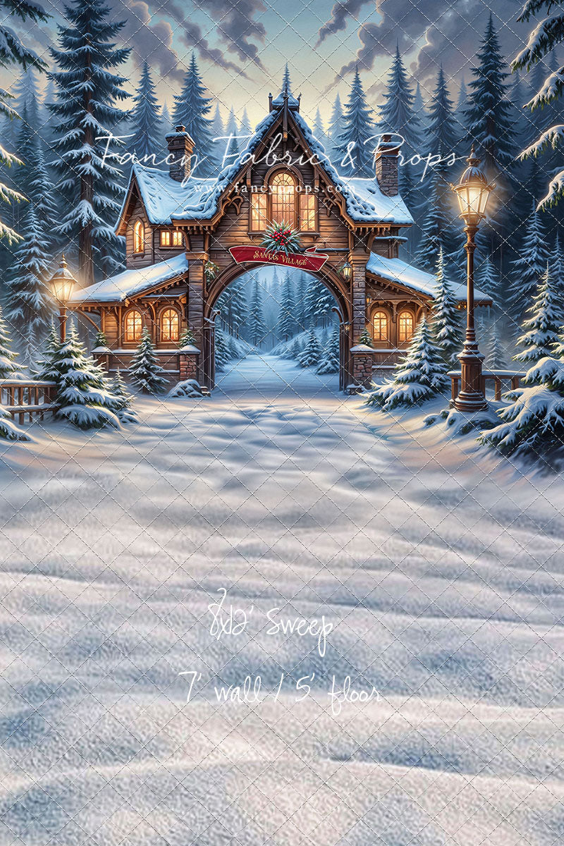 Santa's Village Entrance - With Sweep Option