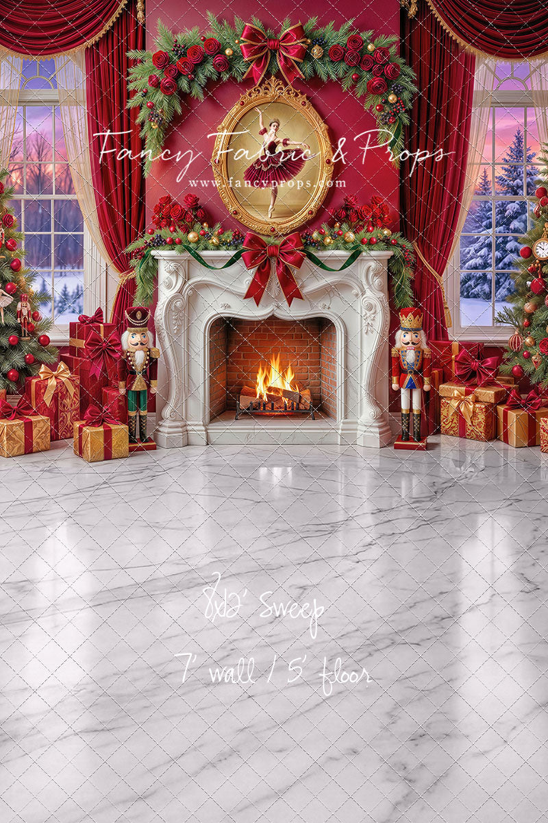 Scarlet Ballerina Christmas Room - with Sweep Option