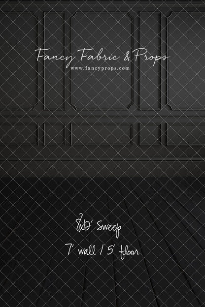 Simple Matte Black Wall - With Sweep Option