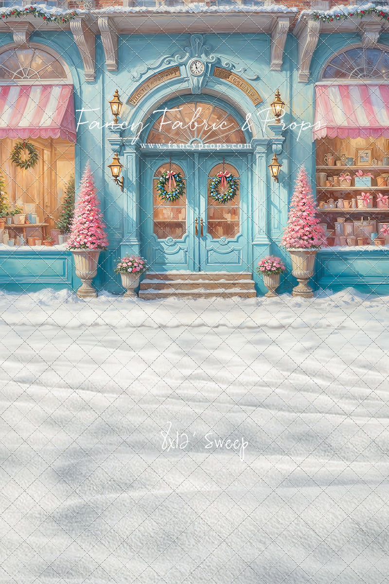 Snow-Kissed Winter Market - With Sweep Option