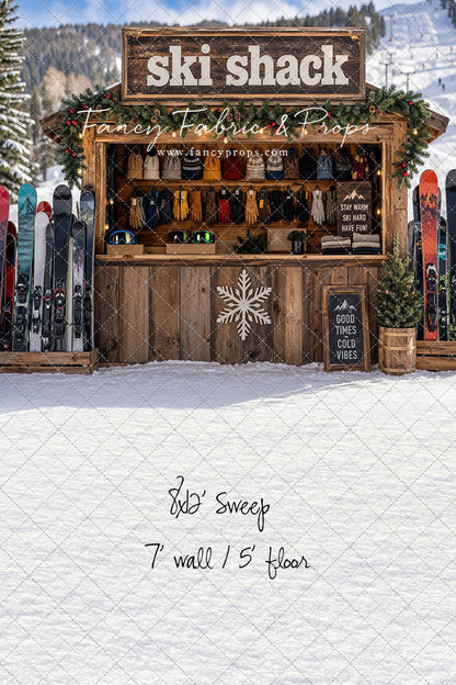 Snow Day Ski Shack - With Sweep Option
