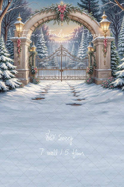 Snowfall At The Estate - with Sweep Option