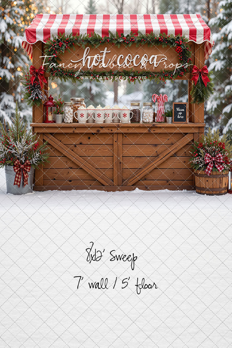 Snowy Sips Cocoa Bar - With Sweep Option