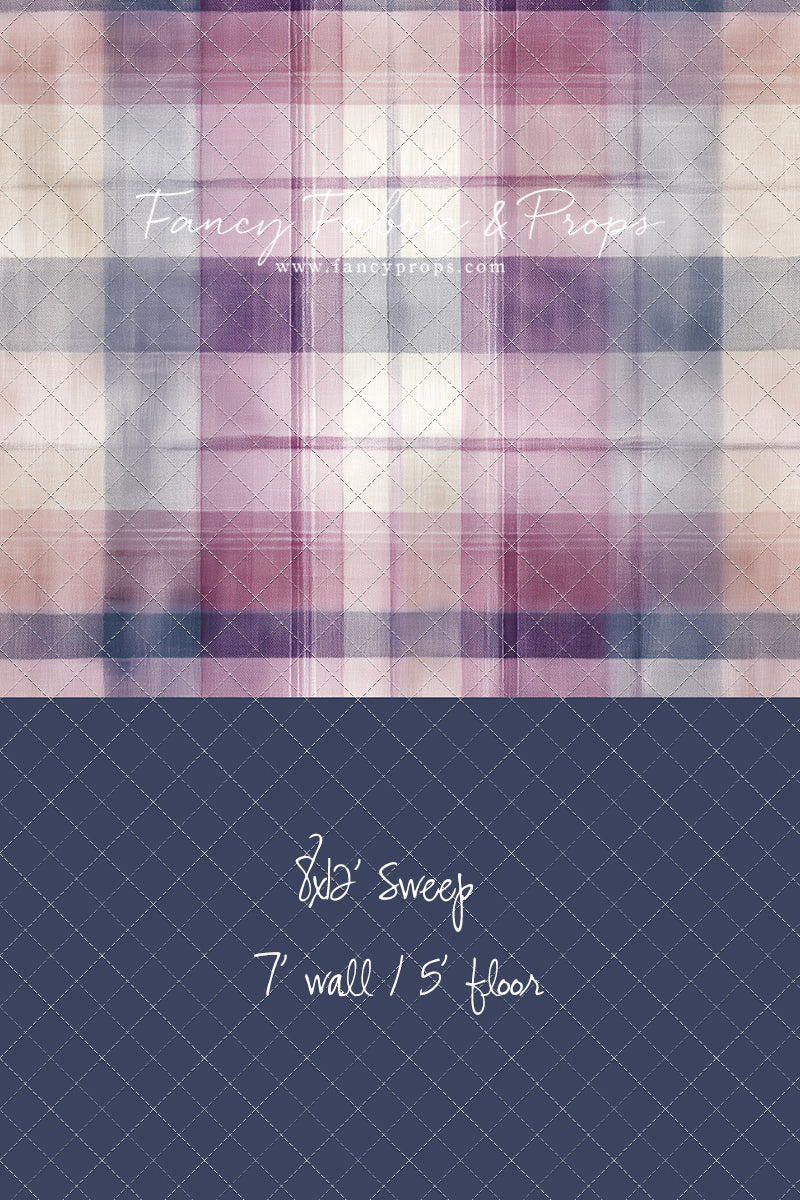 Soft Haze Tartan - With Sweep Option