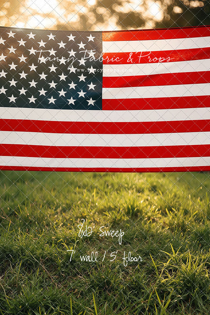 Stars & Stripes Sunset - With Sweep Option