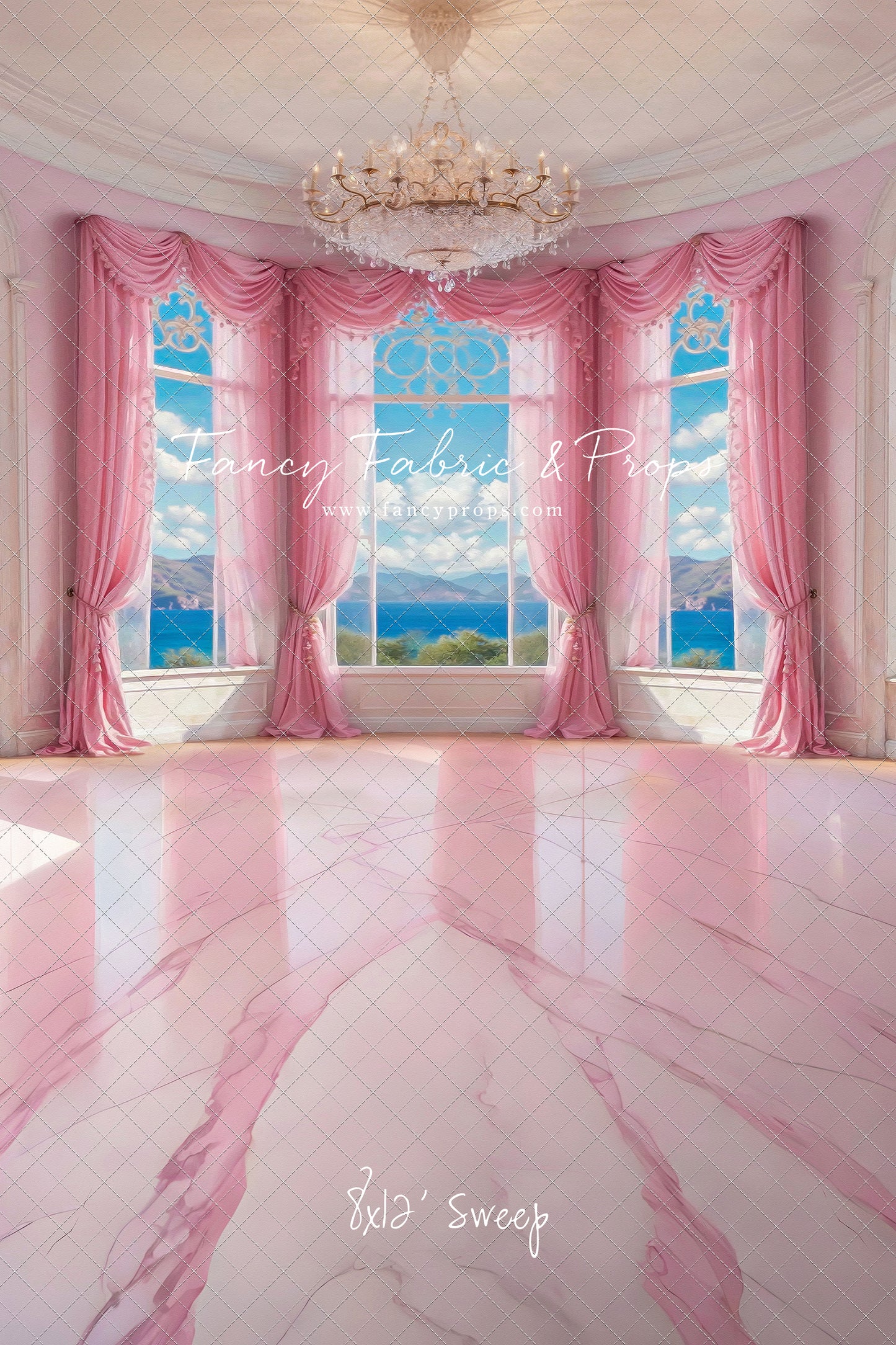 Summer Season Victorian Window - Marble Floor - With Sweep Option