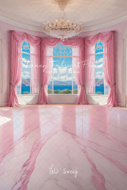 Summer Season Victorian Window - Marble Floor - With Sweep Option