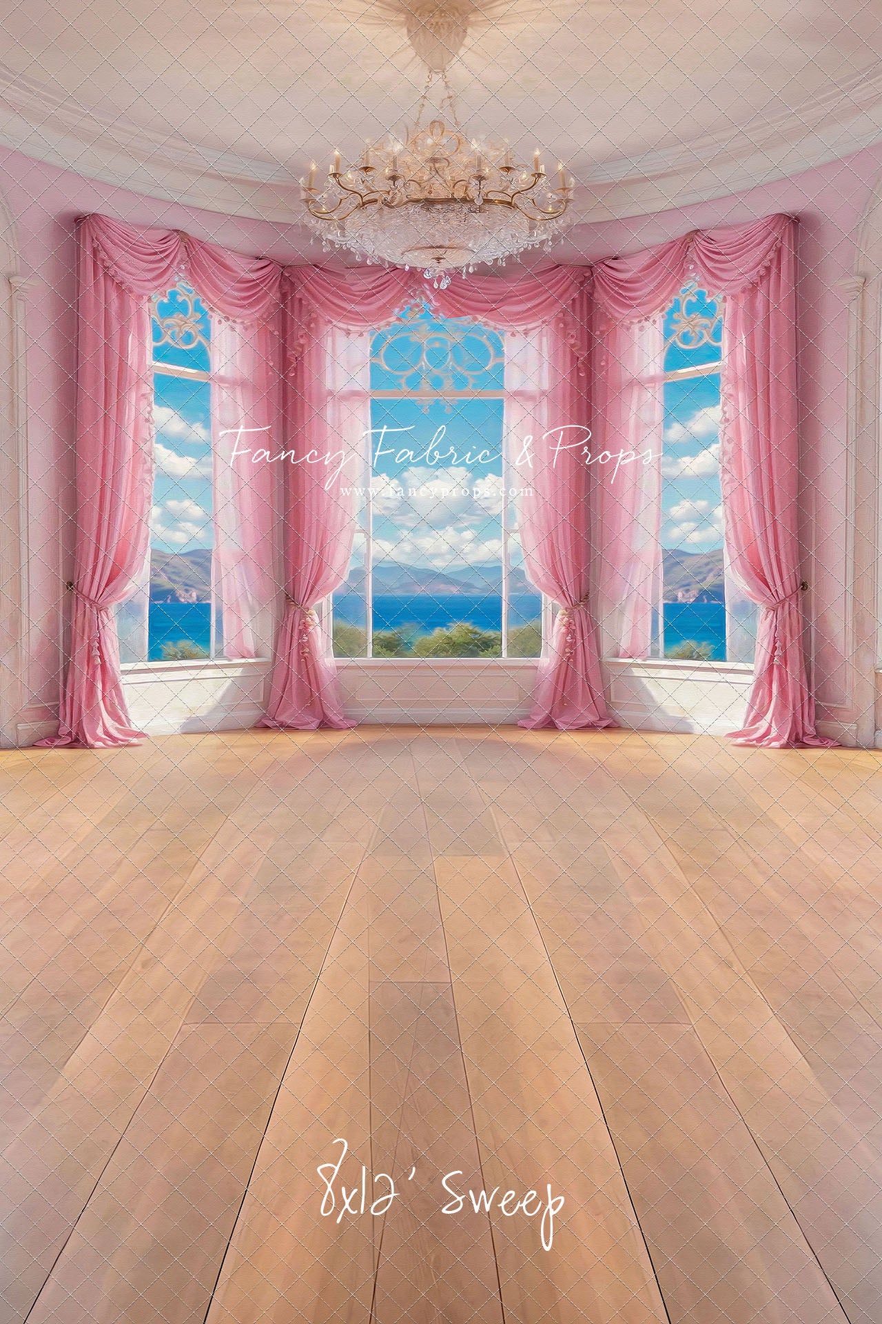 Summer Season Victorian Window - Wood Floor - With Sweep Option