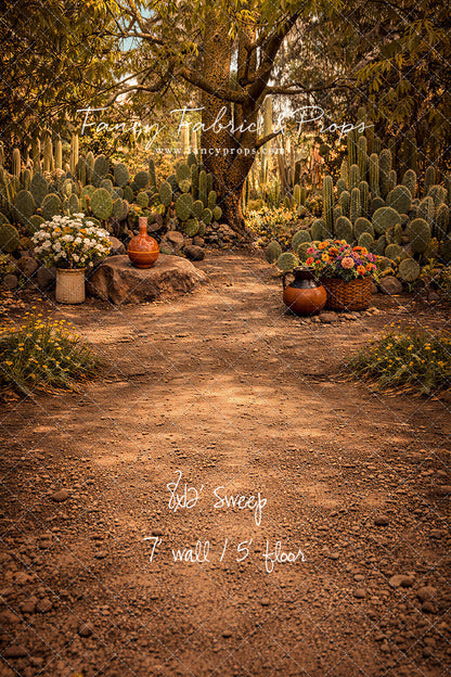 Sunlit Cactus Garden - With Sweep Option