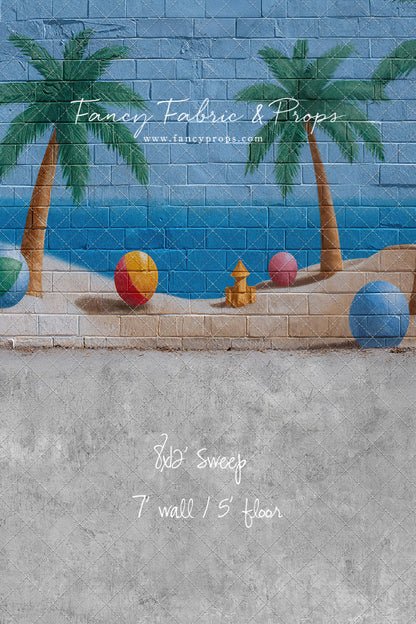 Sunny Shores Mural - With Sweep Option