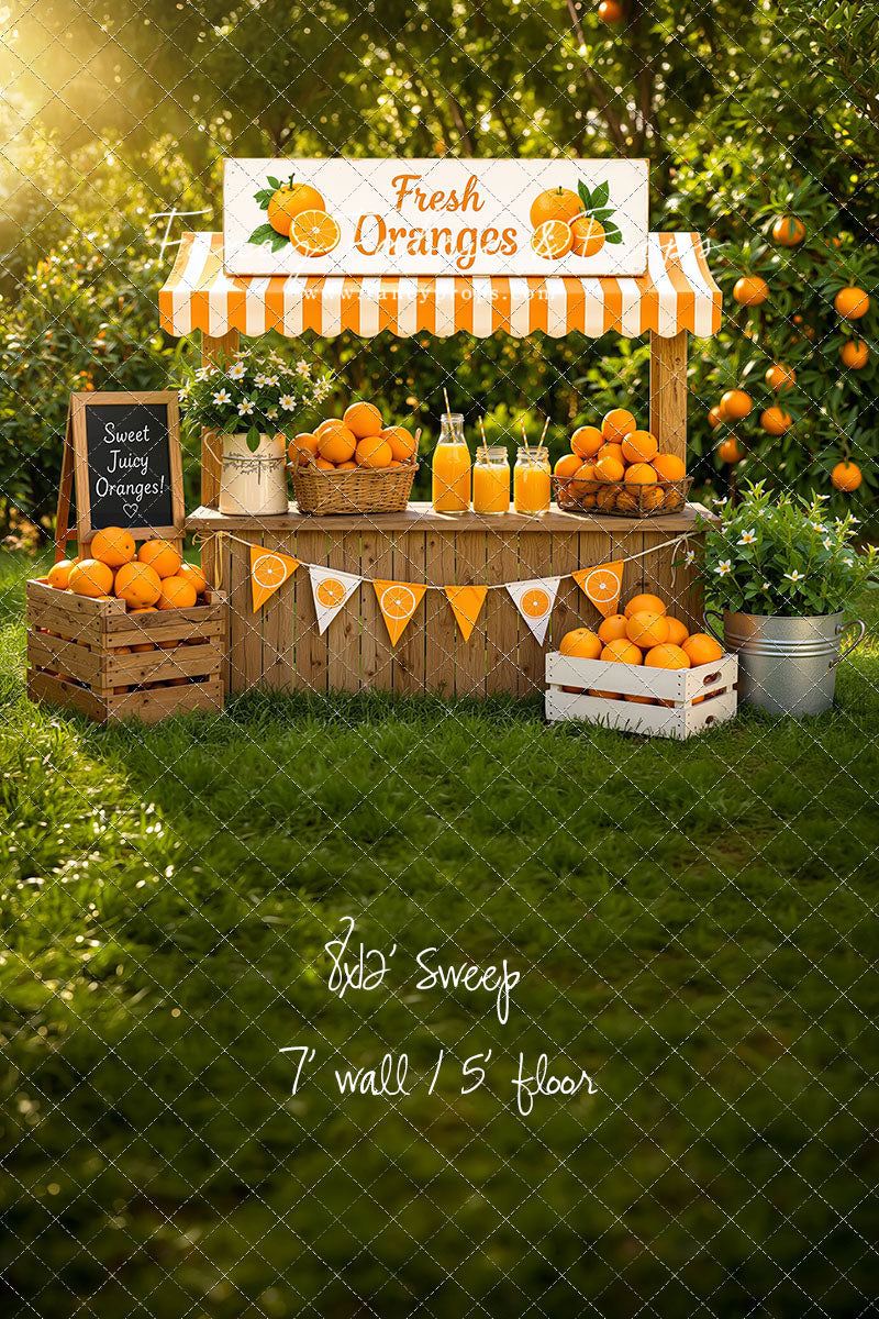 Sunshine Orange Stand - With Sweep Option