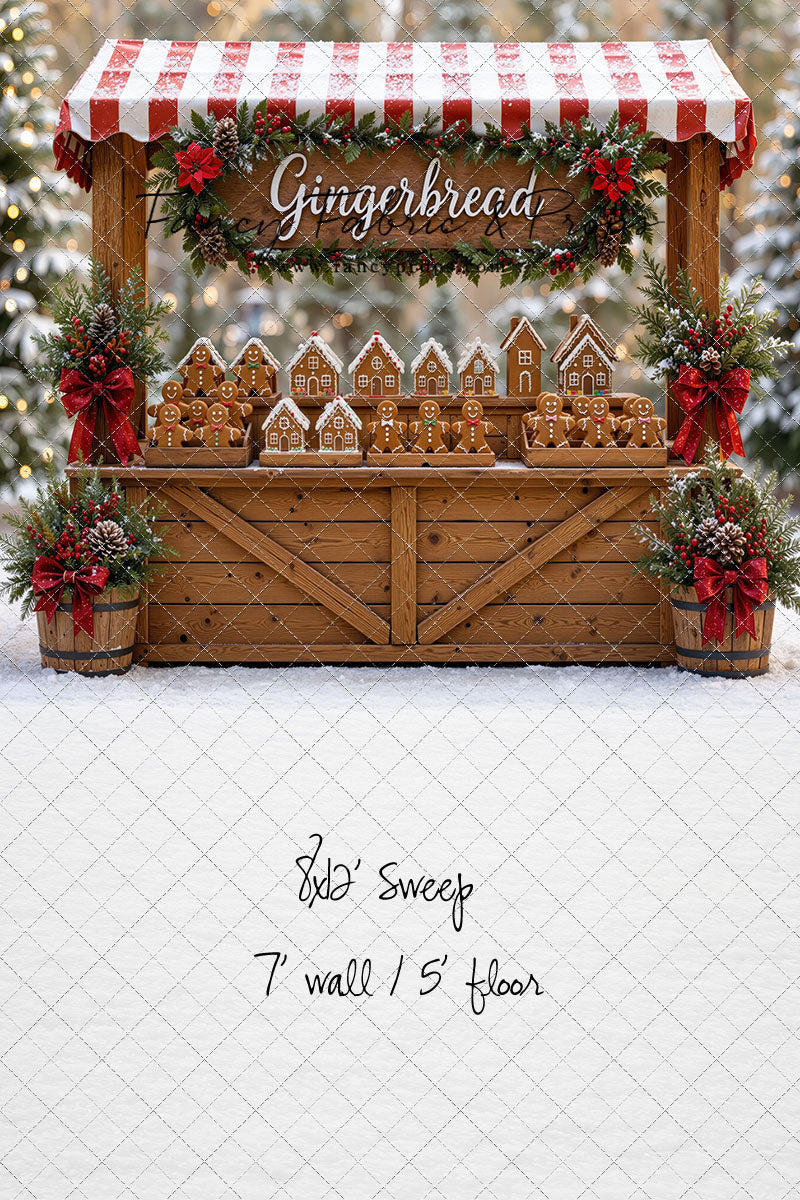 Sweet Spruce Gingerbread Stand - With Sweep Option