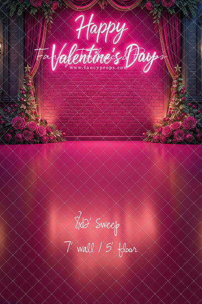 Sweetheart Glow Wall - With Sweep Option