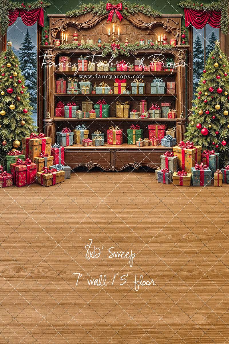 The Christmas Curio Cabinet - with Sweep Option