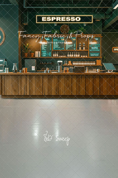 The Coffee Spot - White Floor Version - With Sweep Option