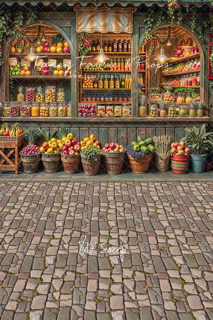 Tropical Fruit Market - With Sweep Option