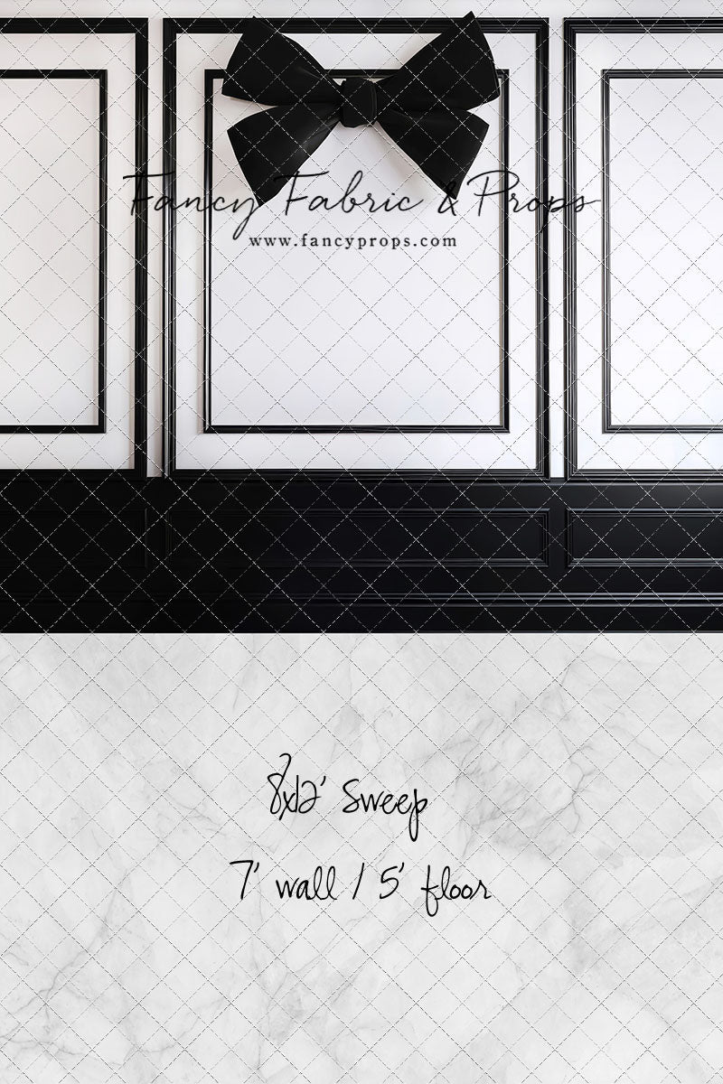 Uptown Chic - White Marble Floor - With Sweep Option