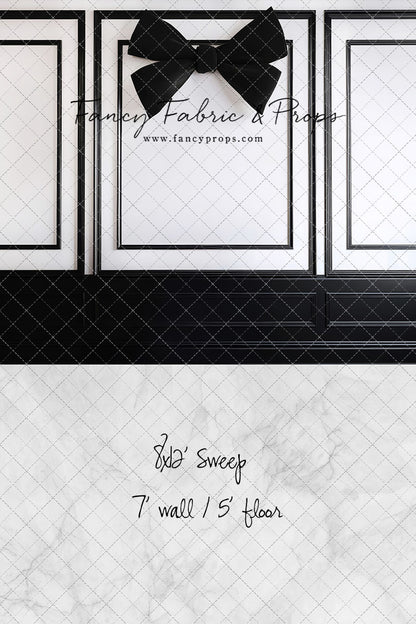 Uptown Chic - White Marble Floor - With Sweep Option