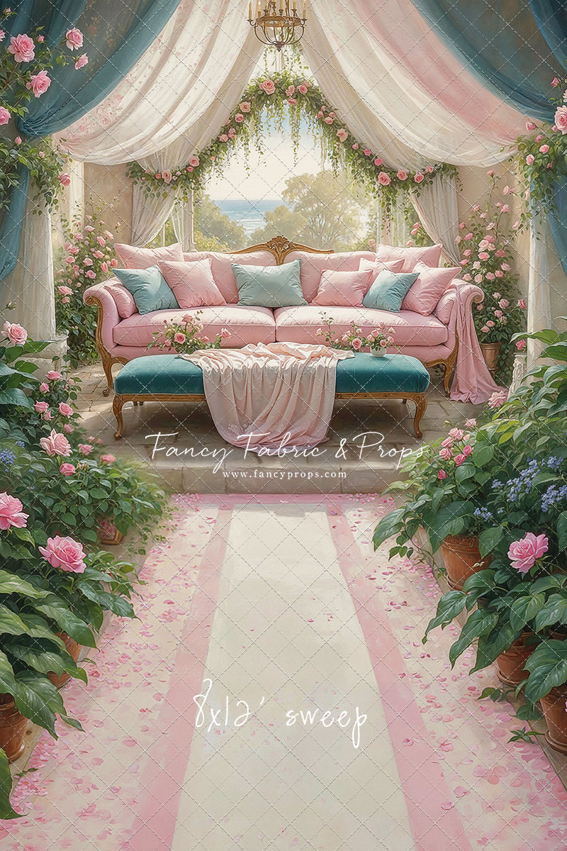 Versailles Rose Terrace - With Sweep Option