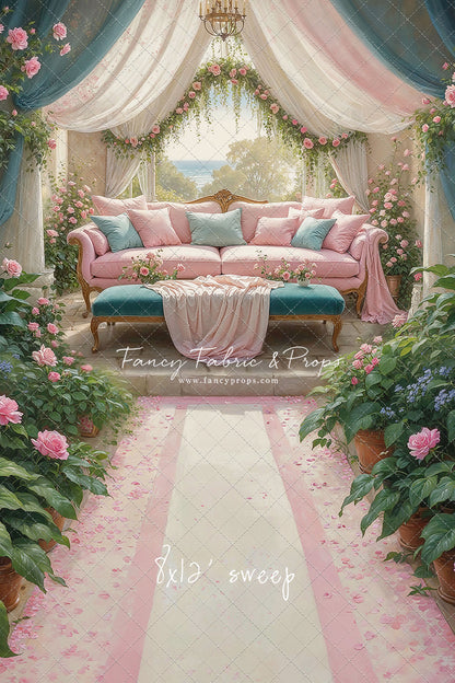 Versailles Rose Terrace - With Sweep Option