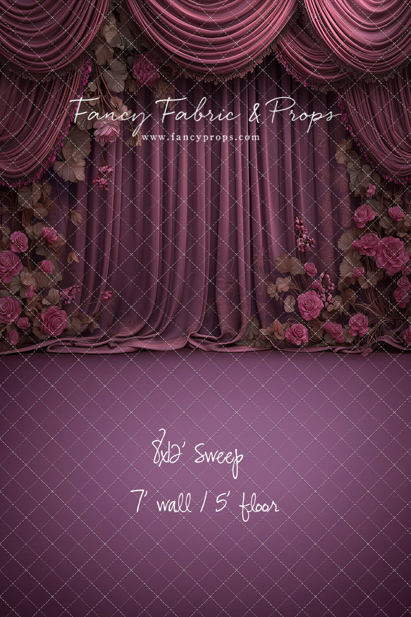 Vintage Plum Romance - With Sweep Option