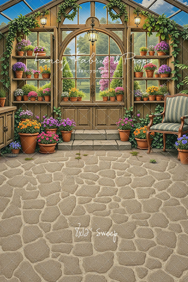 Violet Lavender Greenhouse - With Sweep Option