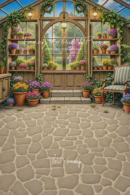 Violet Lavender Greenhouse - With Sweep Option