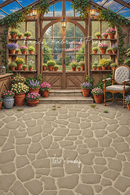 Vivid Blooming Greenhouse - With Sweep Option