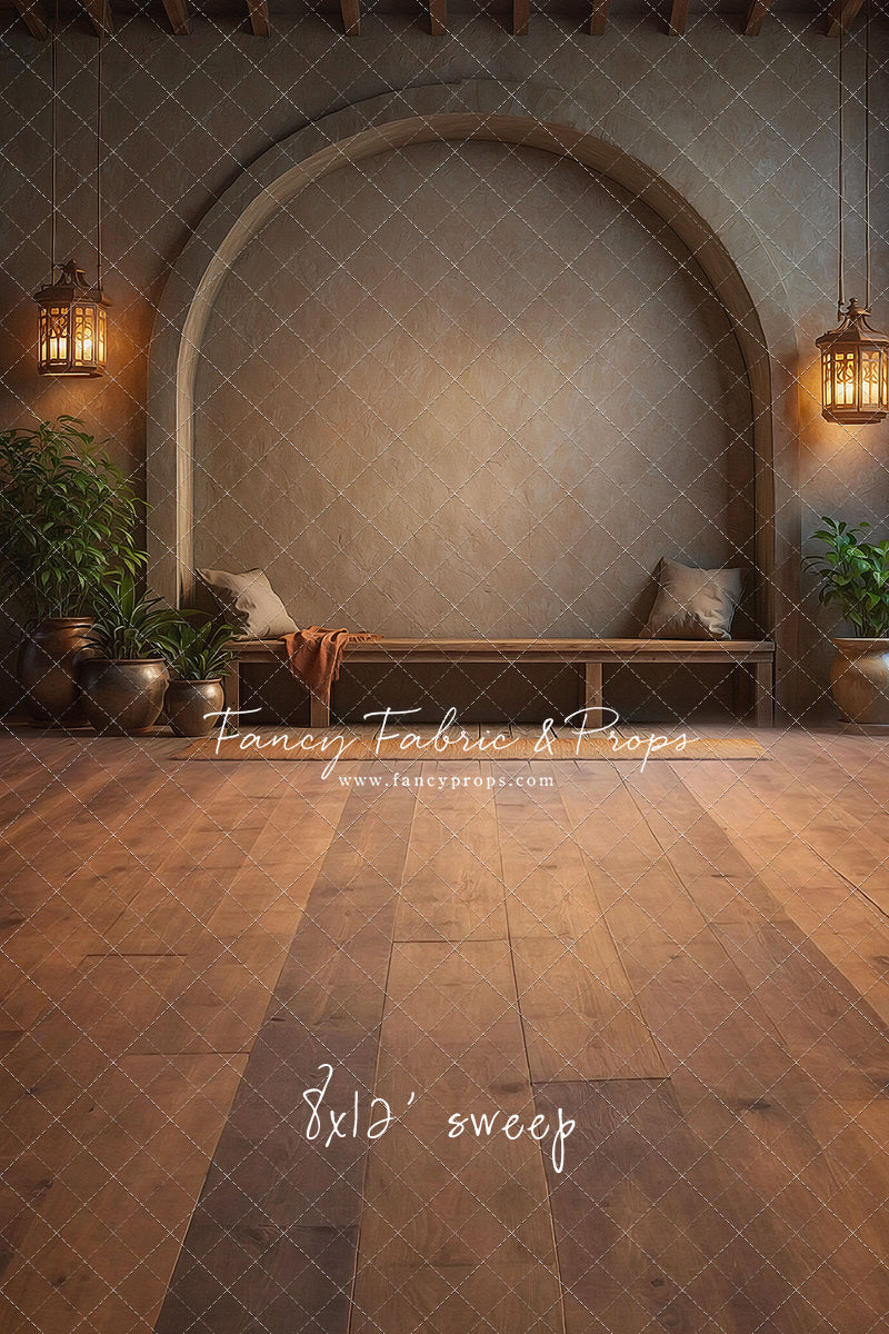 Warm Amber Archway - With Bench - With Sweep Option