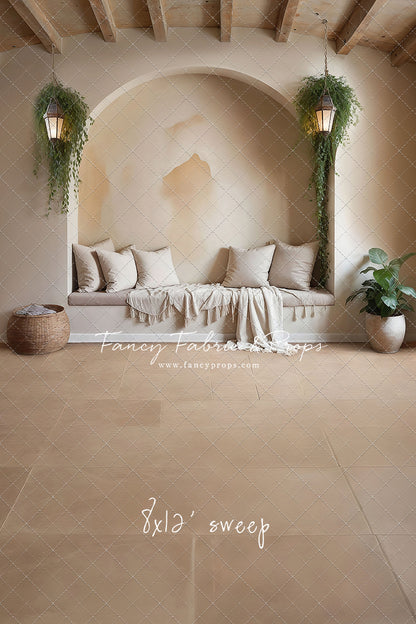 Warm Beige Comforts - Tile Floor - With Sweep Option