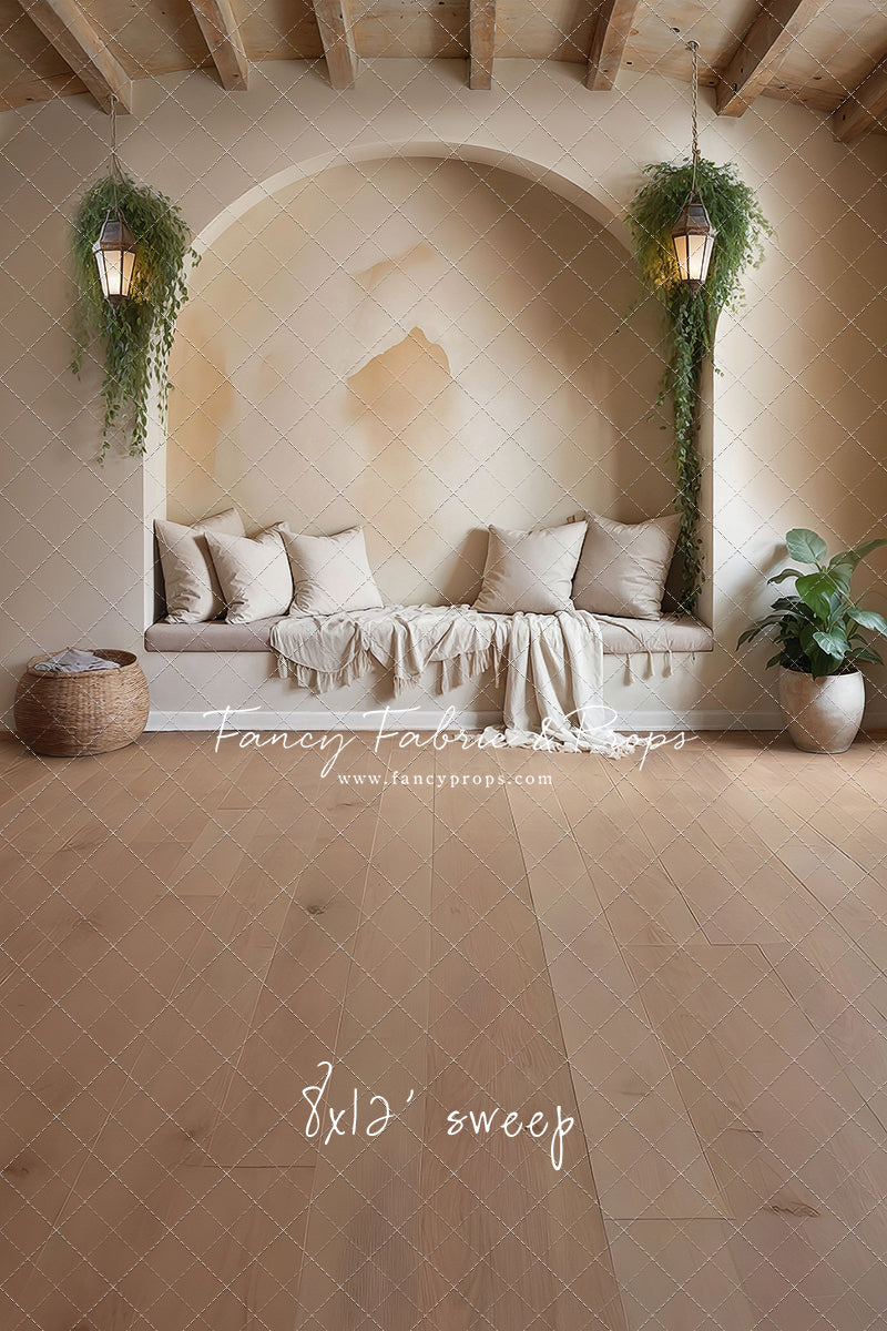 Warm Beige Comforts - Wood Floor - With Sweep Option
