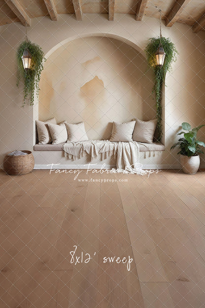 Warm Beige Comforts - Wood Floor - With Sweep Option