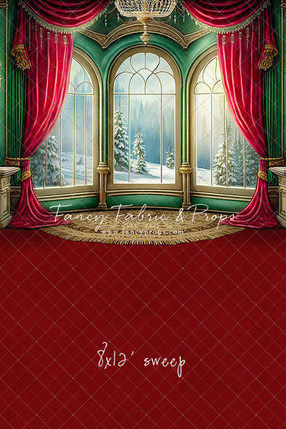 Warm Loving Holiday - Red Carpet Option - with Sweep Option