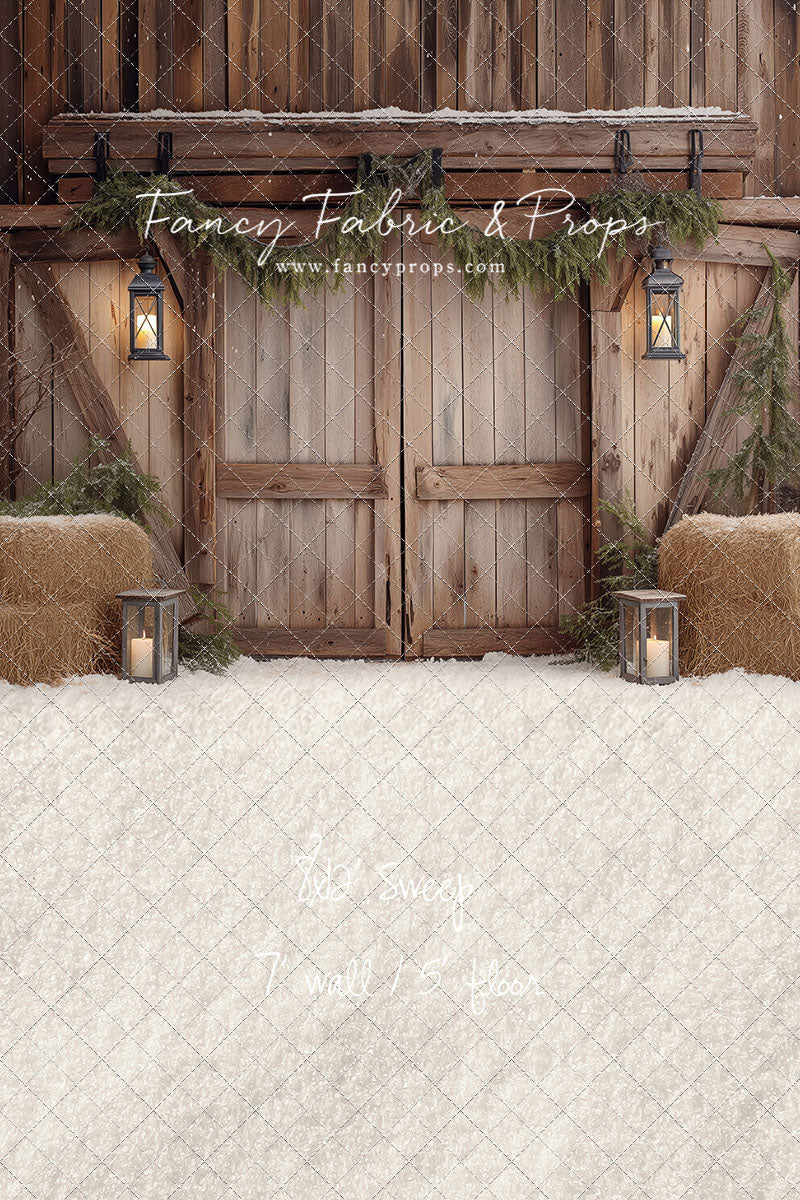 Winter Barn Entry - with Sweep Option
