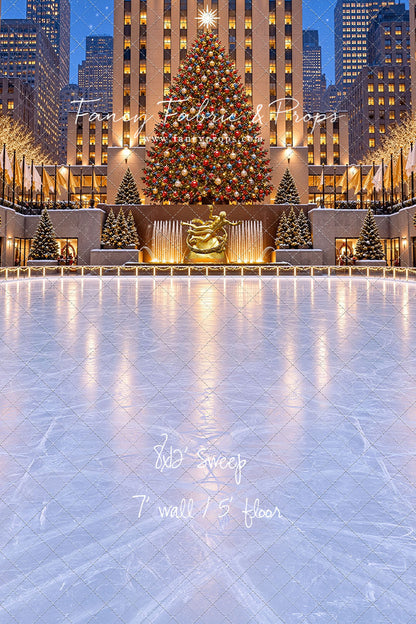 Wintertime Skating Rink - with Sweep Option